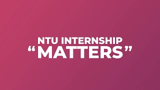 NTU INTERNSHIP MATTERS