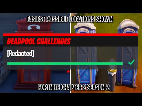 [Redacted] - Deadpool Challenges Week 7 Fortnite