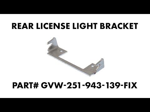 Rear License Light Housing Reinforcement Bracket