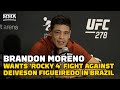 Brandon Moreno Wants Deiveson Figueiredo In Brazil: ‘It's Like Rocky 4’ | UFC 278 | MMA Fighting