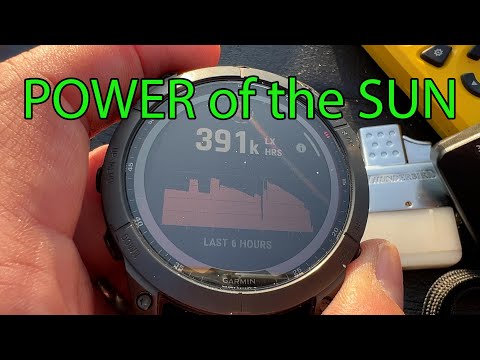 Garmin Fenix 7X | Does the SOLAR power Work | Will the sun charge it up?