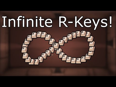 How to get INFINITE R-Keys (The Binding of Isaac: Repentance)