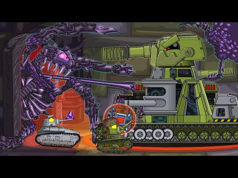 КВ-44 сторожит, мы ищем артефакты ! - Мультики про танки