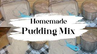 How to make Instant Chocolate Pudding Mix Recipe| #homemade #desserts