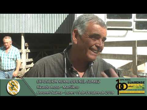 15-10-18 Nota Ricardo Arzoz - Martillero - Expo Coronel Suárez - Coronel Suárez