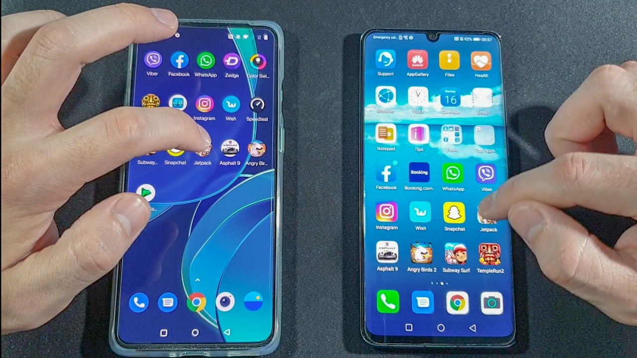 OnePlus 8T vs Huawei P30 Pro Comparison Speed Test