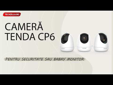 IP kamera Tenda CP6 saugumo Pan / Tilt 2K Kamera 3MP video