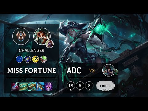 Miss Fortune ADC vs Caitlyn - EUW Challenger Patch 11.23