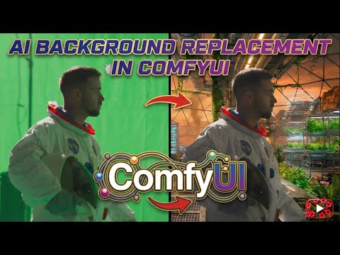 AI Background Replacement in ComfyUI video thumbnail