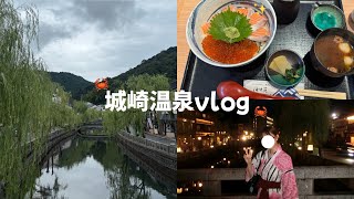 【vlog】ずっと楽しみにしてた城崎温泉旅♨️あったかくて居心地いいところ🌱