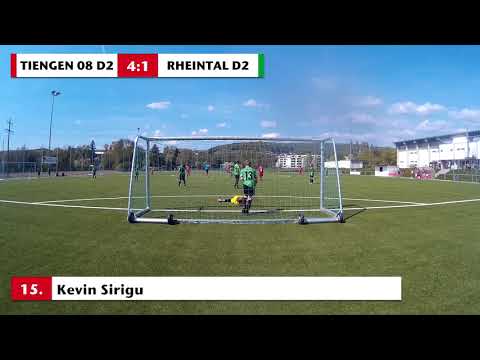 FC Tiengen 08 D2 - SV Rheintal D2 vom 22.4.2018 - Tore Hintertorkameras