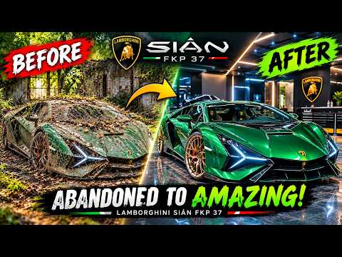 Thumbnail for Abandoned Lamborghini Sián FKP 37 Restored to Perfection! 😱🔥 | Full Car Restoration by Lamborghini Sián FKP 37