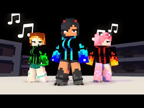 DISCO DISCO PARTY PARTY ELEMENTAL APHMAU KIM,LUCINDA,APHMAU - MINECRAFT ANIMATION #shorts