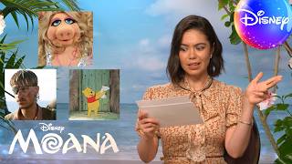 Auliʻi Cravalho Builds Her Ultimate Disney Boat Crew!