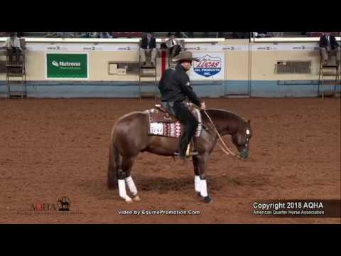 RUF LIL MAGNUM ridden by THIAGO BOECHAT   2018 AQHA World Show Sr  Reining, FINALS