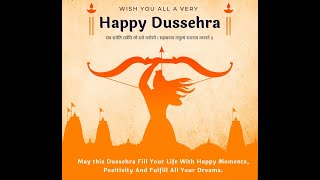 दसरा सणानिमित्त आपणास वआपल्या परिवारास मंगलमय शुभेच्छा..!