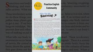 English Listening Practice| English Reading And Listening Practice| Practice English Everyday