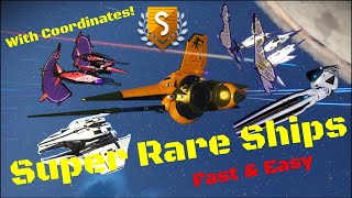Top 5 FREE Super Rare Ships - With Coordinates - No Man's Sky