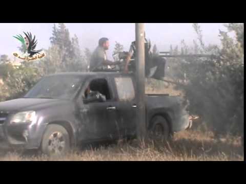 التصدي لقوات النظام في قرية الضبعة في ريف حمص من قبل كتيبة حمزة أسد الله