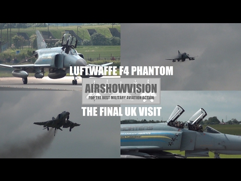LUFTWAFFE F4 PHANTOM ARRIVAL - WADDINGTON 2012 (airshowvision)