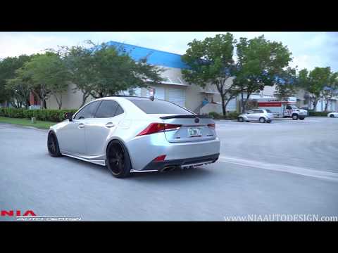 Lexus IS Diffuser lip body kit with brake light.