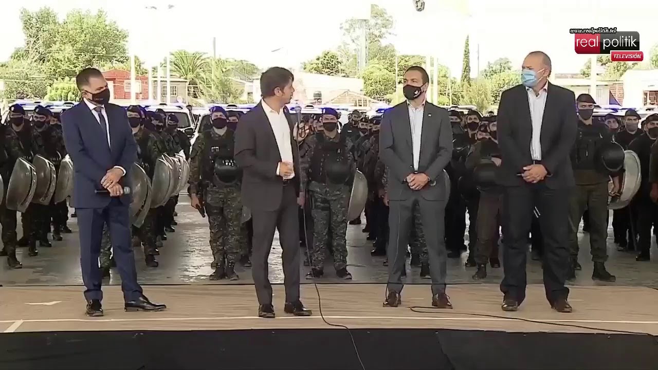 Kicillof y Berni entregaron patrulleros en Florencio Varela
