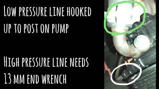 Power Steering Pump replacement for $70 on a 2005 Town & Country minivan
