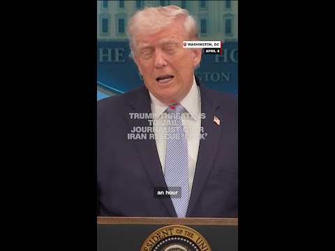 Trump threatens to jail a journalist over Iran rescue ‘leak’