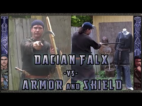 Dacian falx Vs Roman armor & shield equivalents!