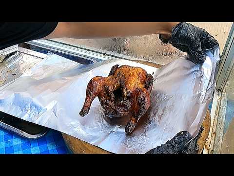 Filipino Street Food - FULL CHICKEN ROAST - Quiapo Manila