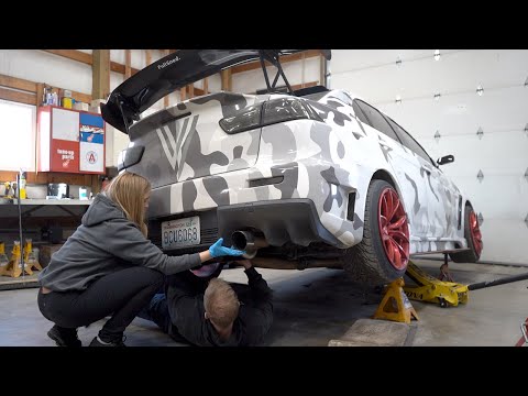 New Exhaust for the Evo X...rip