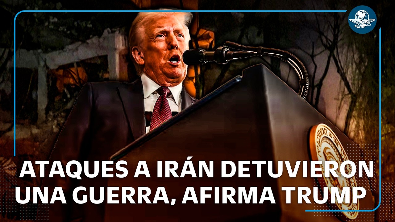 Donald Trump asegura que sus ataques a Irán evitaron una tercerca guerra mundial