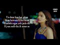 Lyrics Teri Aadat Abhi Dutt Sidhharth Nigam And Anushka Sen New Song Lyrics