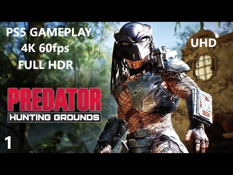 PREDATOR HUNTING GROUNDS Walkthrough Gameplay Part 1 - INTRO (FULL GAME) PS5 Gameplay 4K 60fps