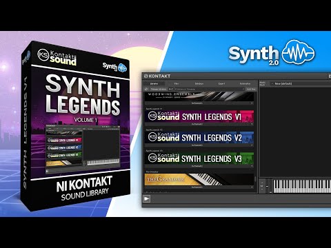 SLG007 - Complete Synth Legends - Native Instruments Kontakt ( over 140 presets ) - Video Preview 1