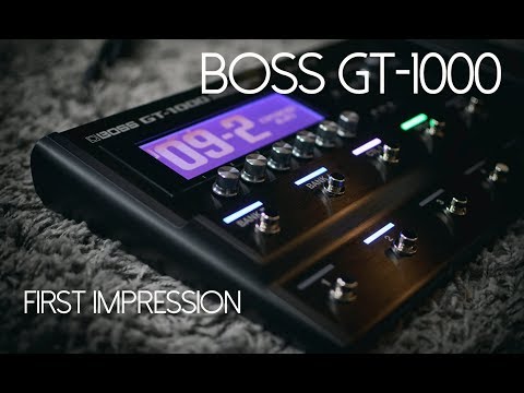 BOSS GT-1000 | First impression (Talking)