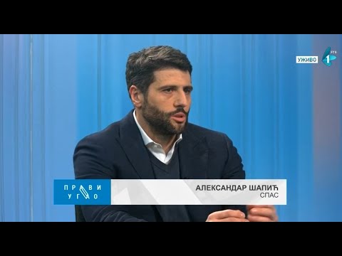 Aleksandar Šapić: Gostovanje u emisiji "Pravi ugao" - RTV1 - 21.10.2020.