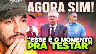 AS MUDANÇAS DE ANCELOTTI NO MEIO CAMPO E COM RAPHINHA DE 9! | REACT VSR