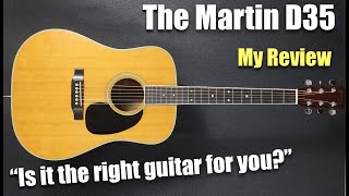 Video thumbnail for Martin D35 Review : My review of a 1970 Indian Rosewood Model : How does it sound? by Stokes Music Studios Online