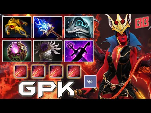 GPK - Queen of Pain Scream of Death Power – 14/2/13 Insane Mid Gameplay | Dota 2 Pro Gameplay!