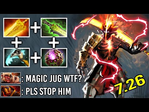 DON'T TRY THIS AT HOME +50% Ether Blast Blade Fury Magic Juggernaut vs Top MMR Pro Player WTF Dota 2