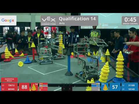 2018 VRC Arts Q14 - 1961U 8059D vs 3118B 1814D - 94 to 77