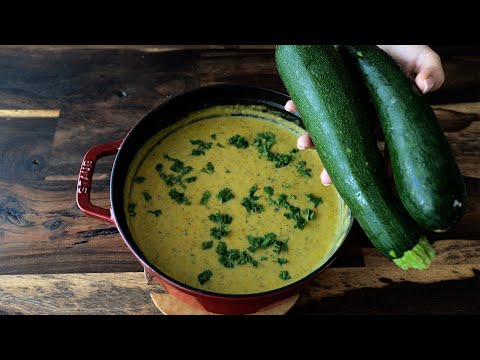 This zucchini soup is a forgotten treasure! Have you ever made soup that good?