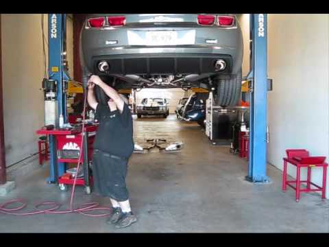Jannetty Racing 2010 Camaro SS Manual Corsa Exhaust Before and After Install Video
