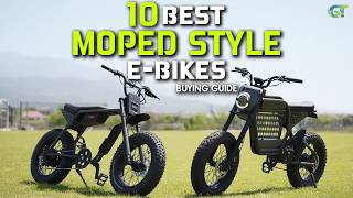 Top 10 Moped-Style Electric Bikes You NEED to Try in 2026! (Buying Guide)