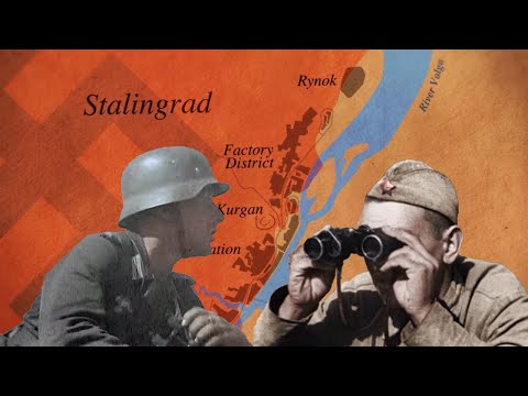 The Battle of Stalingrad (Intense Combat Footage with Sound)