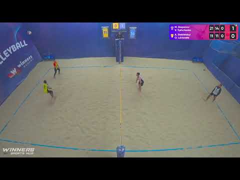 12:50 M.Stepanov / V.Tyshchenko - A.Stebletskyi / O.Lukianets | Winners Beach Volleyball
