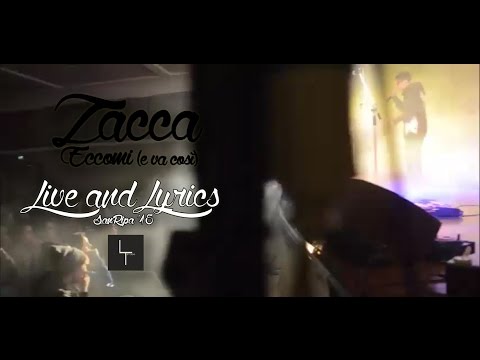 ZACCA - ECCOMI [Prod. By SinimaBeats] LYRICS & LIVE VIDEO