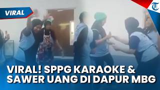 VIRAL! PEGAWAI SPPG di Sumenep Asyik Karaoke Sambil Tabur Uang di Dapur MBG, Netizen Soroti Aksinya