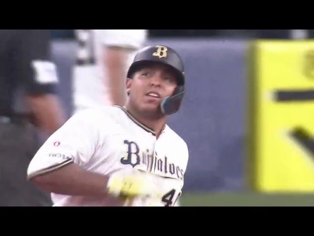 【7回裏】出場4試合連発!! バファローズ・セデーニョ レフトへの第13号ソロホームラン!!  2024年9月14日 オリックス・バファローズ 対 福岡ソフトバンクホークス